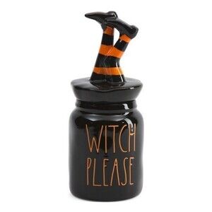 Rae Dunn Witch And Famous Figural Canister